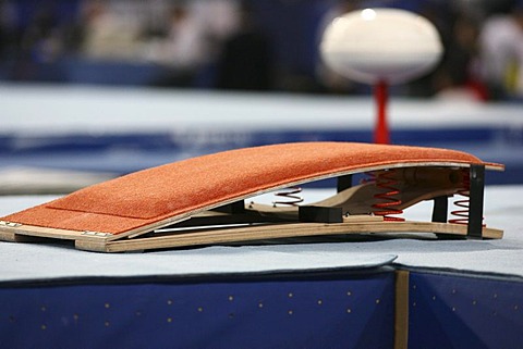 Jump-board when doing gymnastics