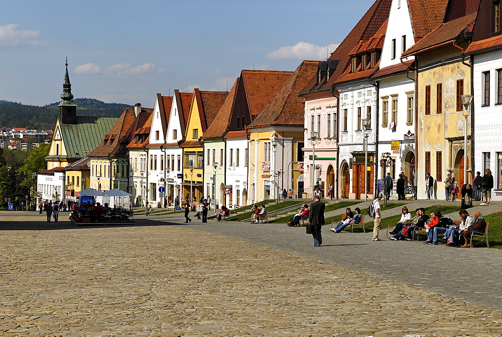 Town square of Bardejov, UNESCO World Heritage Site, Slowakia, Slovakia, Europe