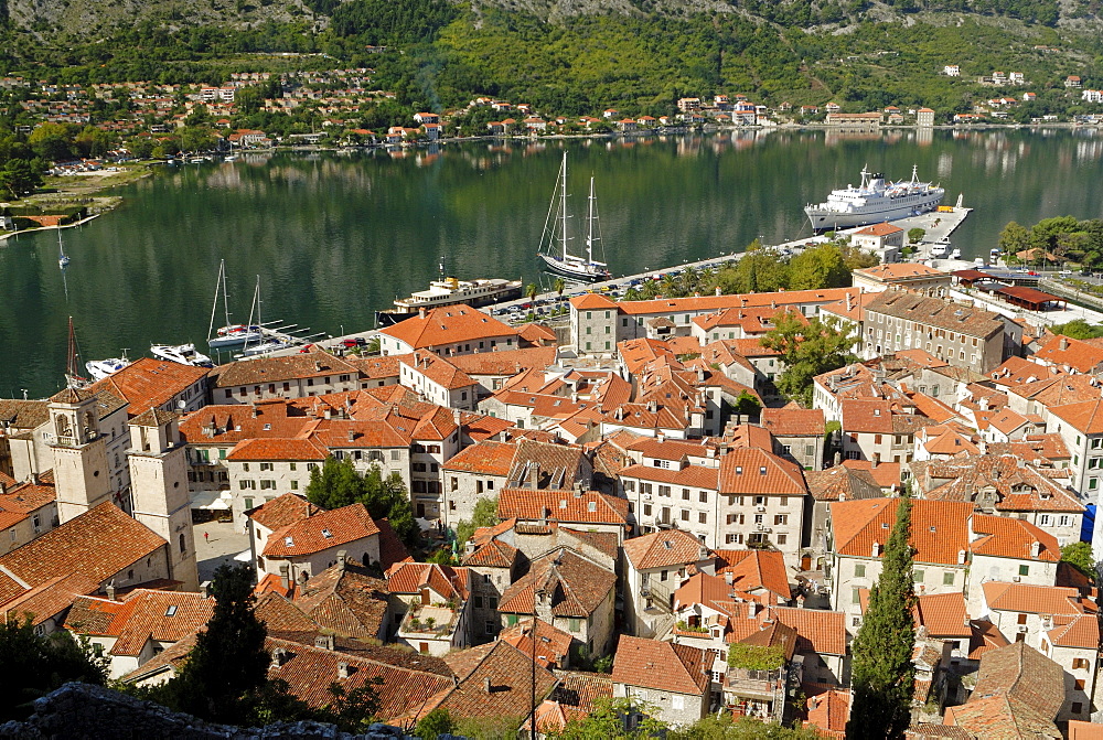 Town of Kotor, Kotor Bay, UNESCO World Heritage Site, Montenegro, Crna Gora, Balkans, Balkan, Europe