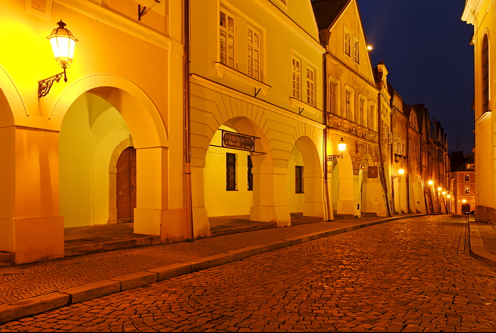 Historic centre of Hradec Kralove, Koeniggraetz, East Bohemia, Czech Republic, Czechia, Europe