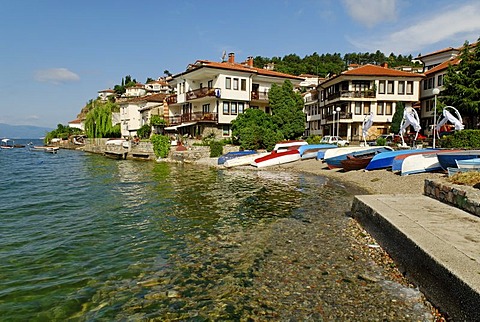 Ohrid on Lake Ohrid, UNESCO World Heritage Site, Macedonia, FYROM, Former Yugoslav Republic of Macedonia, Europe