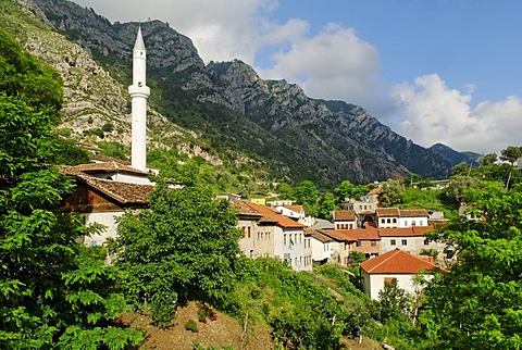 Mosque in the Skanderbeg city of Kruje, Albania, Europe