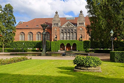 Garden of the Danish Royal Library, Copenhagen, Denmark, Scandinavia, Europe