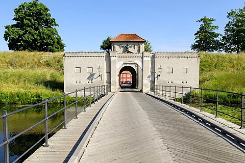 Historic gate at Kastellet Citadel, Copenhagen, Denmark, Scandinavia, Europe