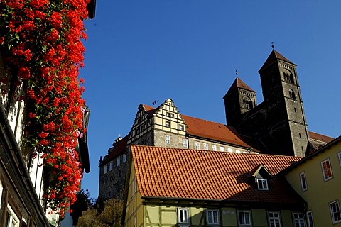 UNESCO World Heritage Site church St. Servatius Quedlinburg, Saxony-Anhalt, Germany