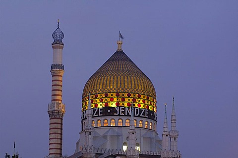 Yenidze (tobacco mosque), formerly factory of cigarettes Dresden Saxony Germany