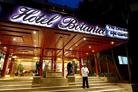 Hotel Botanico at dawn, Puerto de la Cruz, Tenerife, Canary Islands, Spain