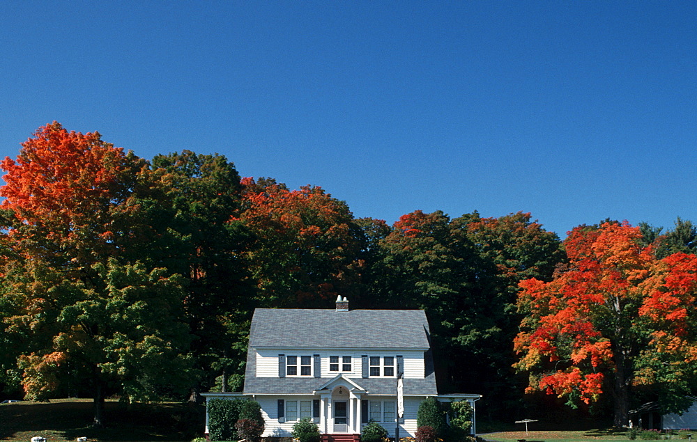 House, Mohawk Trail, Massachusetts, USA