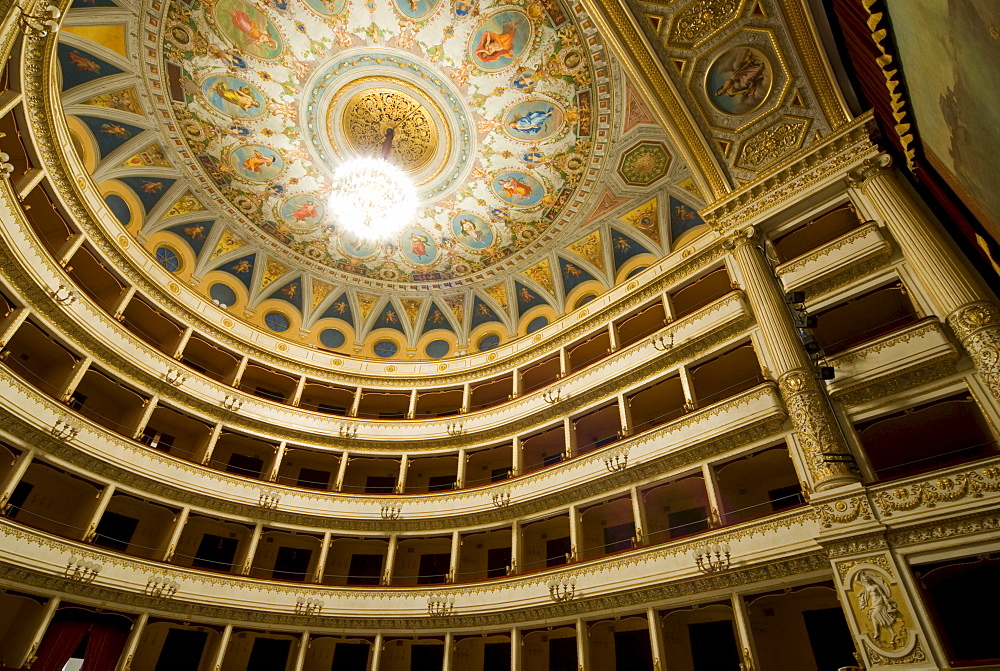 Interior of Orvieto Theatre, Orvieto, Umbria, Italy, Europe