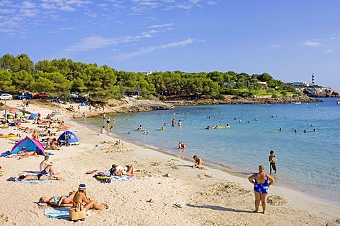 Majorca, beach near Portocolom