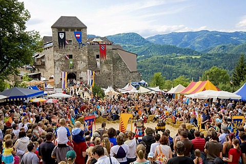 Knight's festival, Castle Oberkapfenberg, Kapfenberg, Styria, Austria