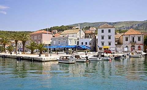 Harbour of Jelsa, Island Hvar, Dalmatia, Croatia