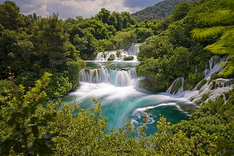 National park Krka waterfalls, Dalmatia, Croatia