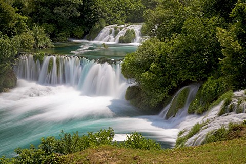 National park Krka waterfalls, Dalmatia, Croatia