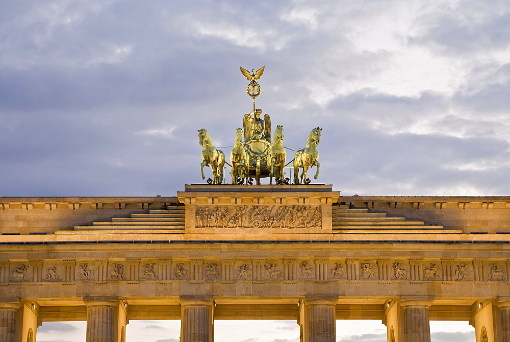 Quadriga on the Brandenburg Gate, Berlin, Germany