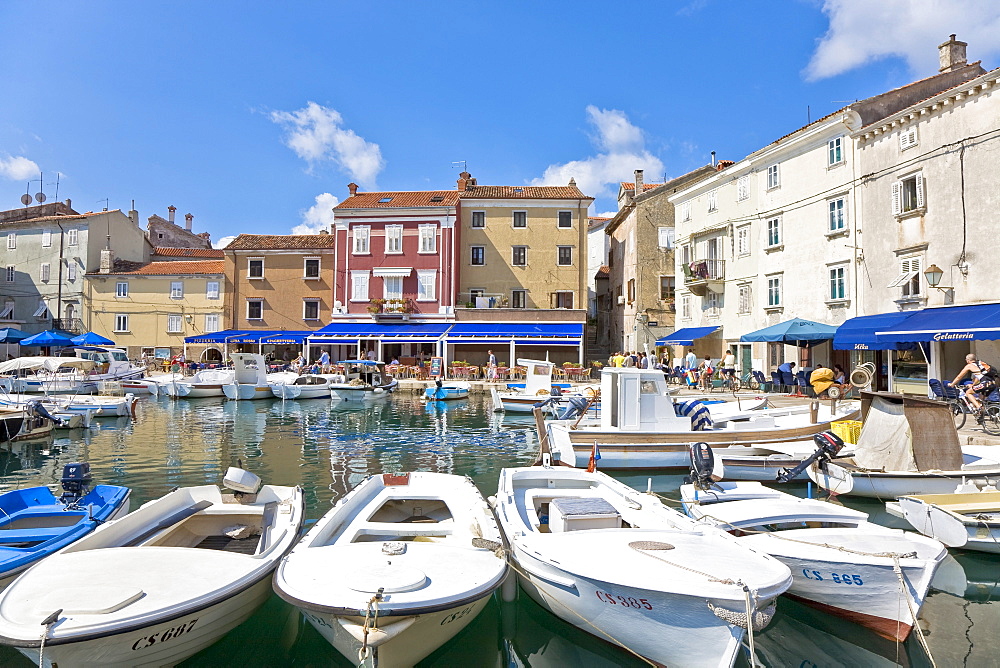 Harbour of Cres, island Cres, Primorje - Gorski kotar, Croatia