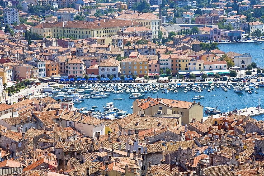 Harbour of Rovinj, Istrien, Croatia