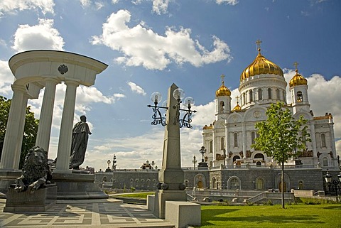 Memorial of Zar Alexander I. Moscow, Russia, East Europe, Europe