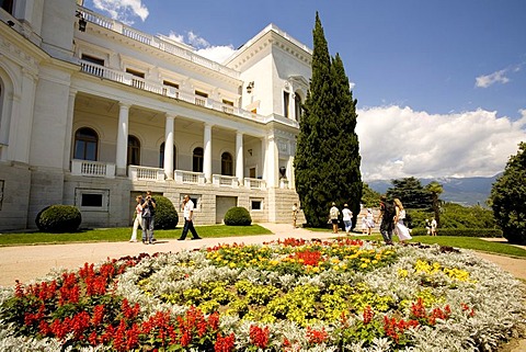 Park and Garden of Livadija Palace, Livadija Palace, Summer Jalta, Crimea, Ukraine, South-Easteurope, Europe,