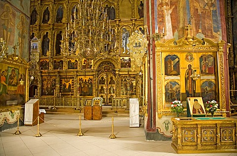 Interior of the Holy Spirit Church, Sergiyev Posad, Moscow Oblast, Russia