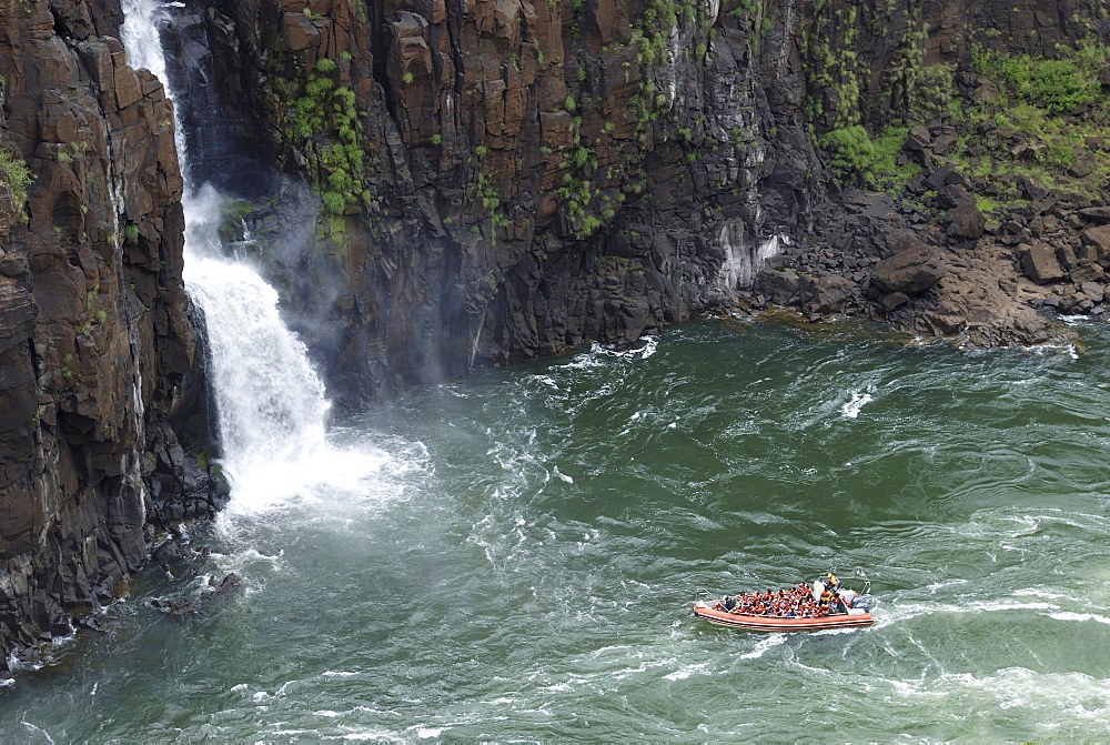 Rafting at the Iguazu Waterfalls, Brazil/Argentina