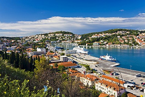 Dubrovnik Harbour, Ragusa, Dubrovnik-Neretva, Dalmatia, Croatia, Europe