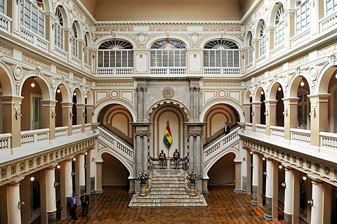 Interior of the Presidential Palace, La Paz, Bolivia, South America