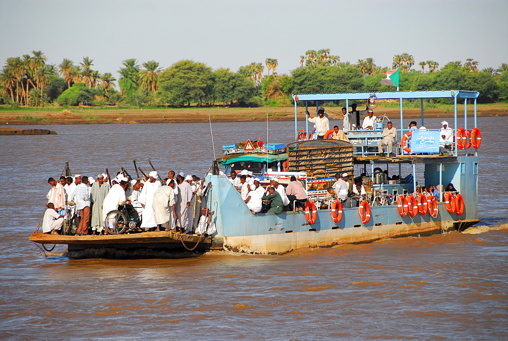 Nile ferry, Karima, Sudan