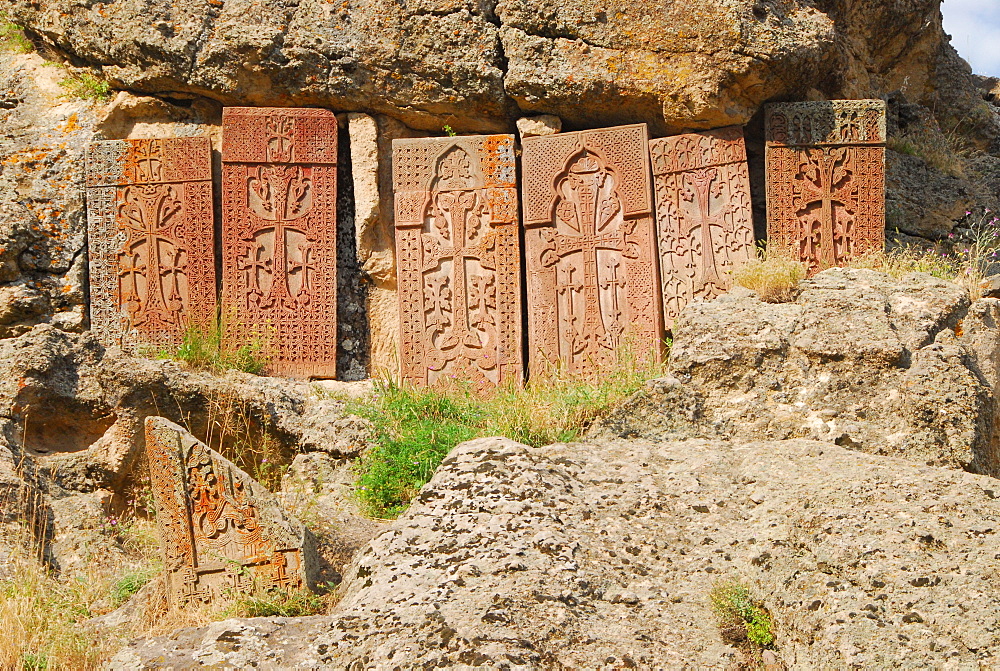 Cross-slabs, Geghard Monastery, Armenien