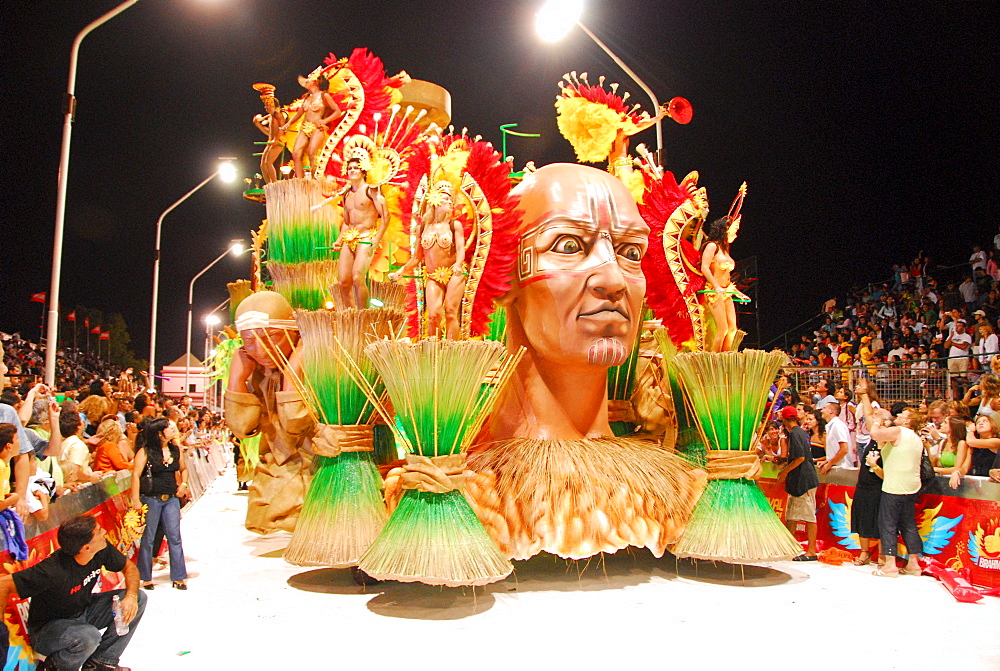 Dancers at Gualeguaychu carnival, Entre Rios province, Argentina