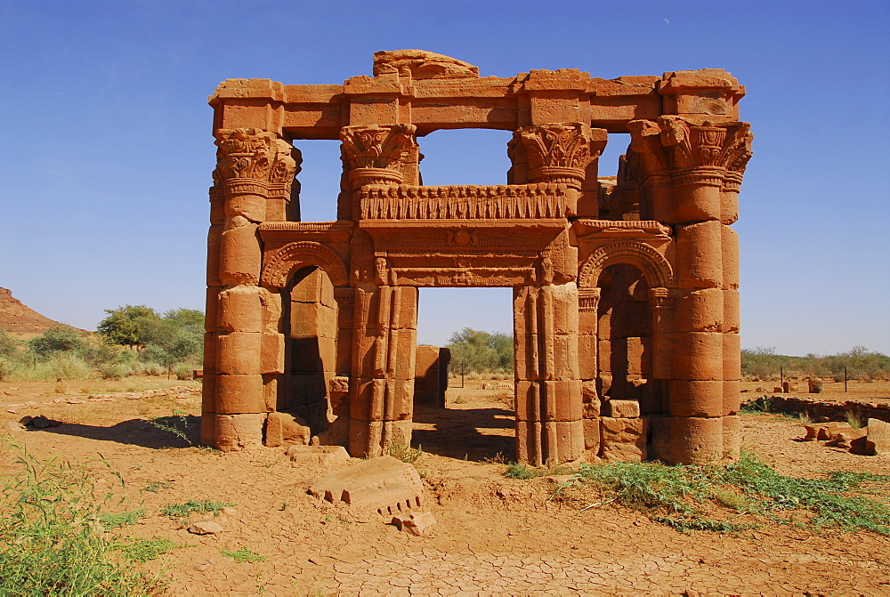 Roman kiosk, Naga, Sudan, Africa