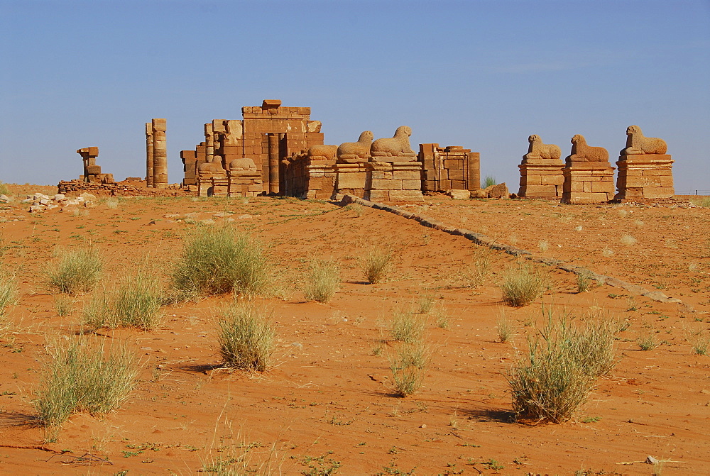 Temple for the god Amun, Naga, Sudan, Africa