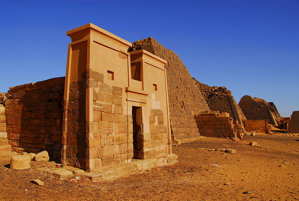 Pyramids, Meroe, Sudan, Africa