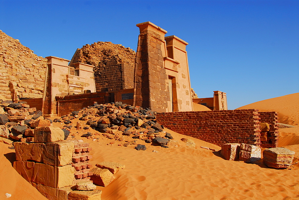 Pyramids, Meroe, Sudan, Africa