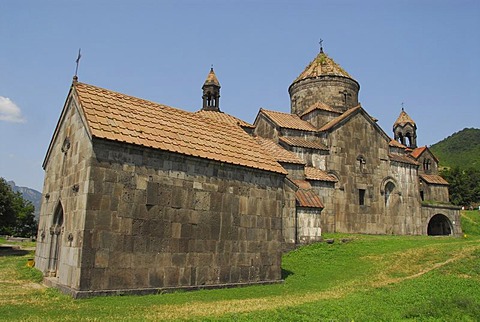 Haghpat Monastery along the Armenian road of monasteries, Debed Canyon, Armenia, Asia