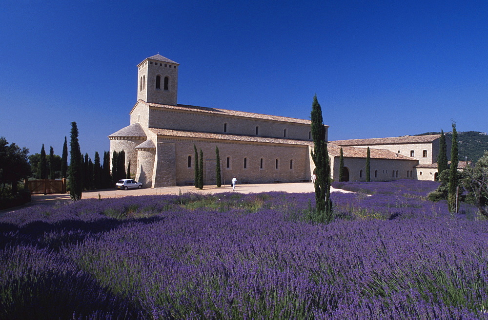 Monastery Sainte Madeleine, Le Barroux, Provence, France