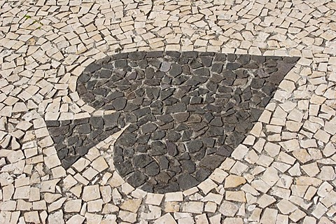 Pavement in Funchal, Madeira, Portugal