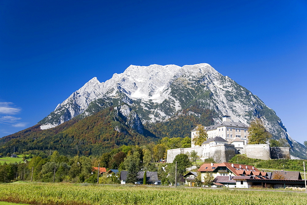 Castle Trautenfels near Liezen, Austria, Styria, Puergg-Trautenfels