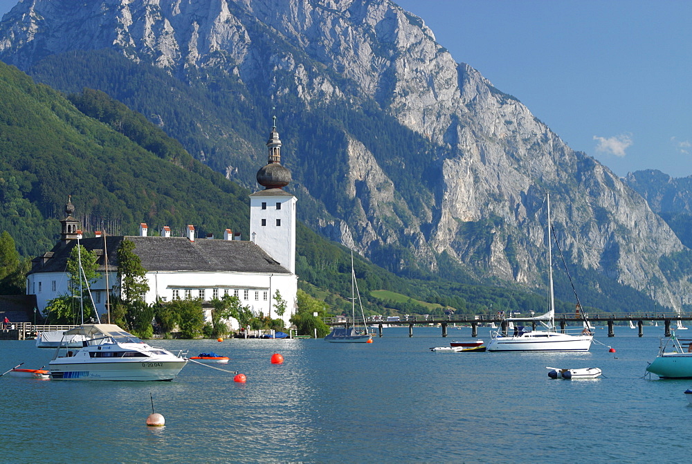 Orth Castle, Gmunden, Salzkammergut Region, Upper Austria, Austria