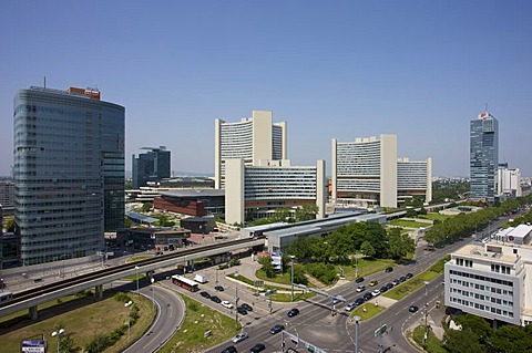 UNO City in Vienna, Austria, Europe