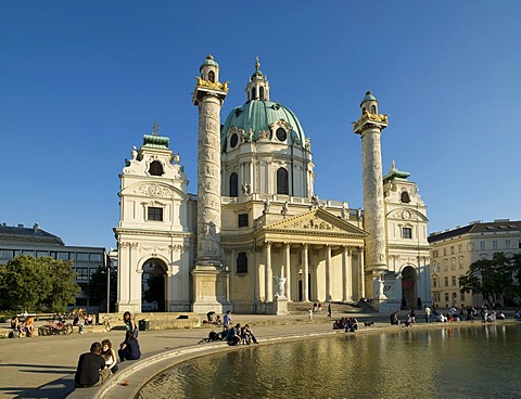 Karlskirche Church, Vienna, Austria, Europe