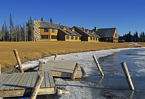 Nakoda Lodge, hotel run by the Stoney tribe, Nakoda reservation, Alberta, Kanada