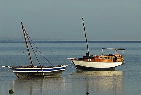 Fishing boats at Ibo Island, Quirimbas islands, Mozambique, Africa