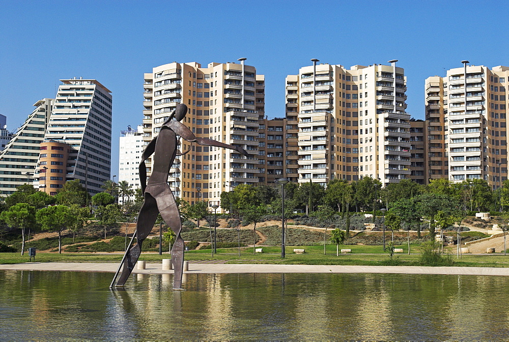 Modern residential quarter, City of Valencia, Spain, Europe