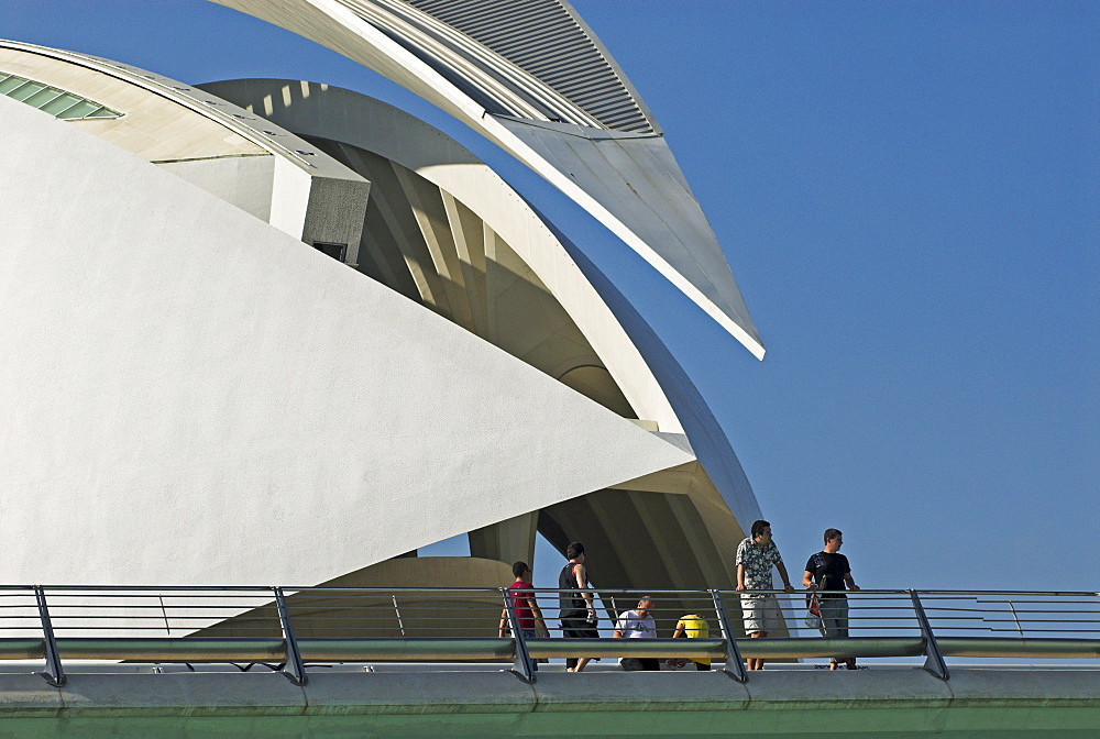 Opera house Palau de les Arts Reina Sofia, City of Arts and Sciences, City of Valencia, Spain, Europe