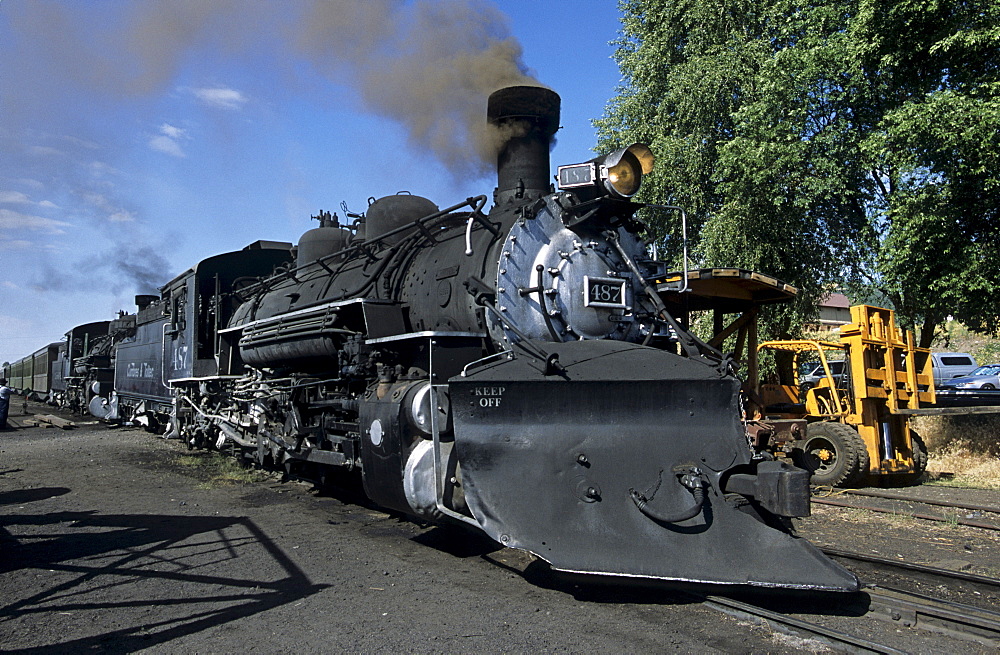 Cumbres and Toltec Scenic Railroad, connecting Colorado and New Mexico, USA, America