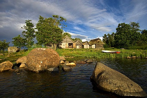 Fishing village, Altja, Lahemaa National Park, Estonia, Baltic States, Northeast Europe