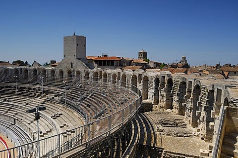 The Roman amphitheatre in Arles, France