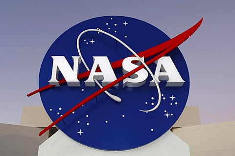 NASA sign at Kennedy Space Center, Florida, USA