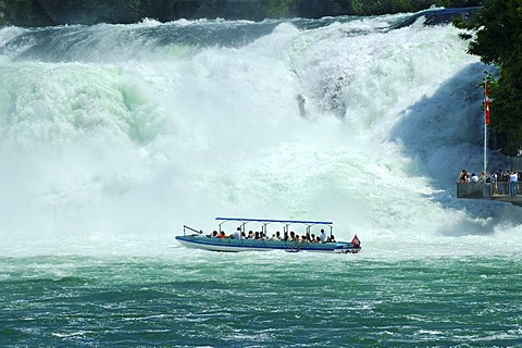 Boat trip to the Rhine Falls Neuhausen Switzerland